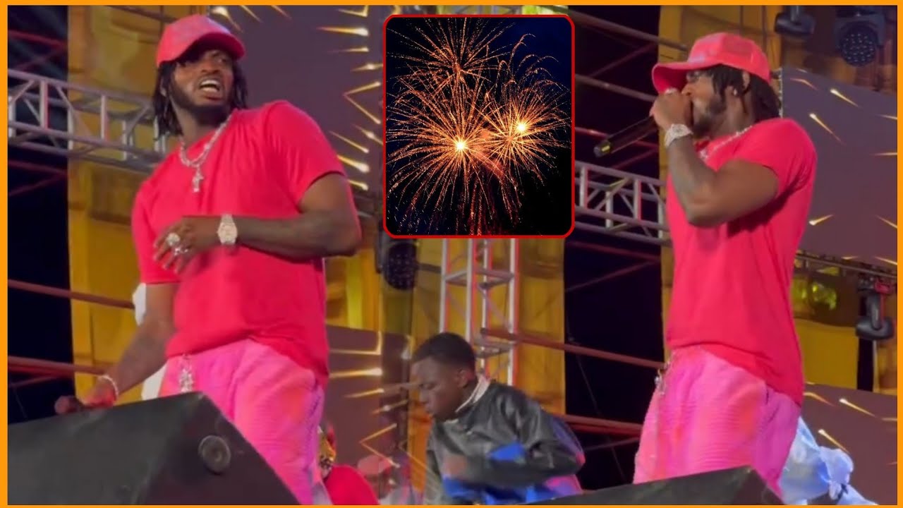 VIDEO:DIAMOND ni moto wa kuotea mbali,apiga show kali mbele ya REMA kwenye TRACE AWARDS,fataki zapig