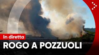 LIVE Incendio a Pozzuoli: diretta video