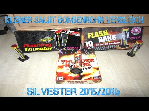 Kleiner Salut Bombenrohr