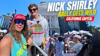 I Walked Through the Nick Shirley Rally & Protest in Sacramento…