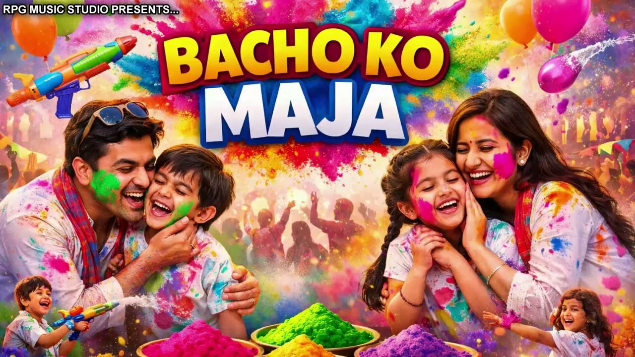 Holi Special गाना      बच्चो को मज़ा    Bachcho Ko Mazaa Trending Song 2026 #holi #fagan #fagan2026