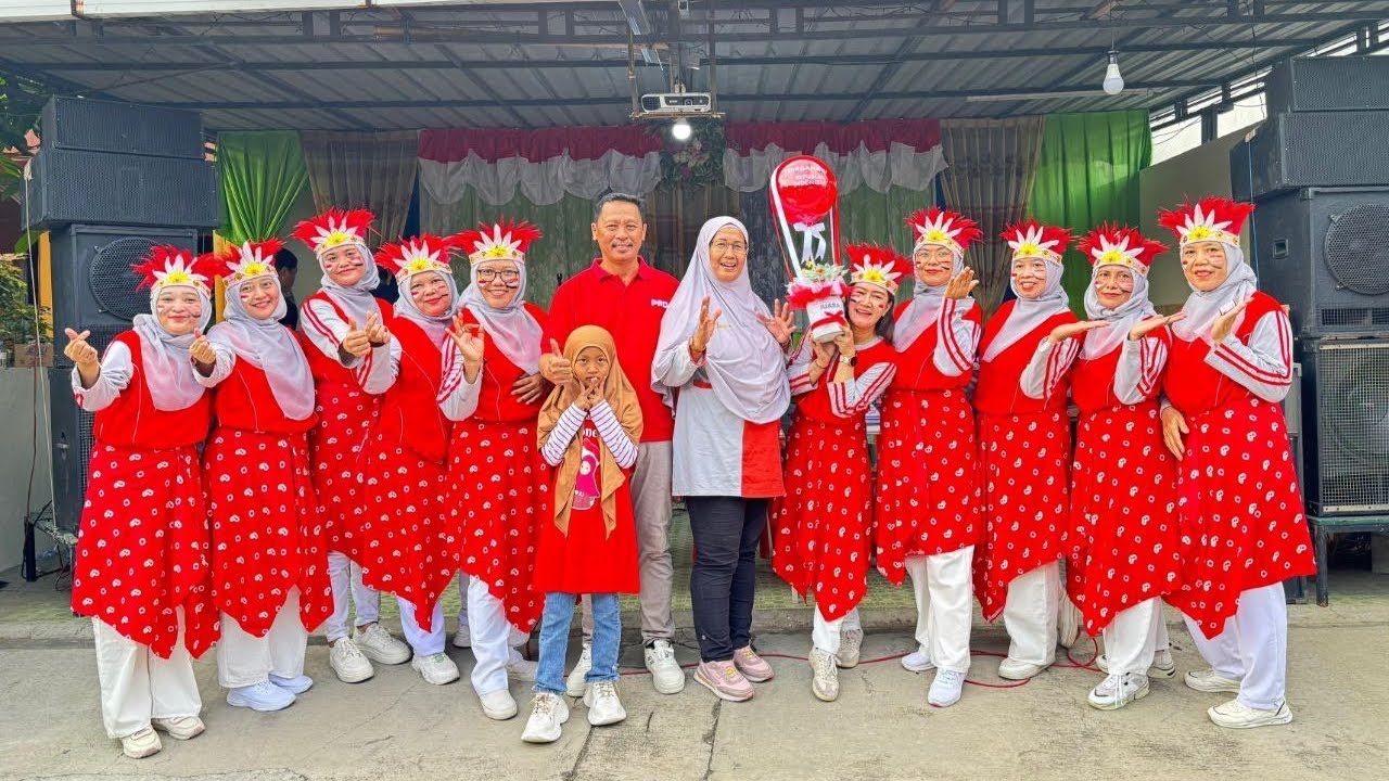 Lomba yel-yel RT 03 RW 01 Gunungsimping Cilacap | Dalam Rangka HUT RI ke-80