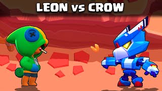 LEON vs CROW I 1vs1 I 15 Tests I Brawl Stars