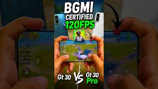 GT 30 Pro vs GT 30 🔥 PUBG Mobile &amp; BGMI Performance Test