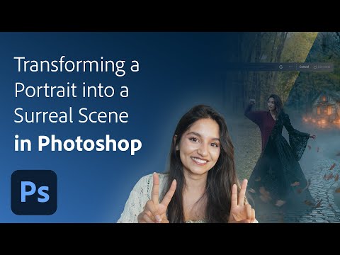Transform a Portrait into a Surreal Scene with Generative Fill | Adobe Photoshop