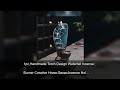 1pc,Handmade Torch Design Waterfall Incense Burner Creative Home Decor Incense Holder Portable