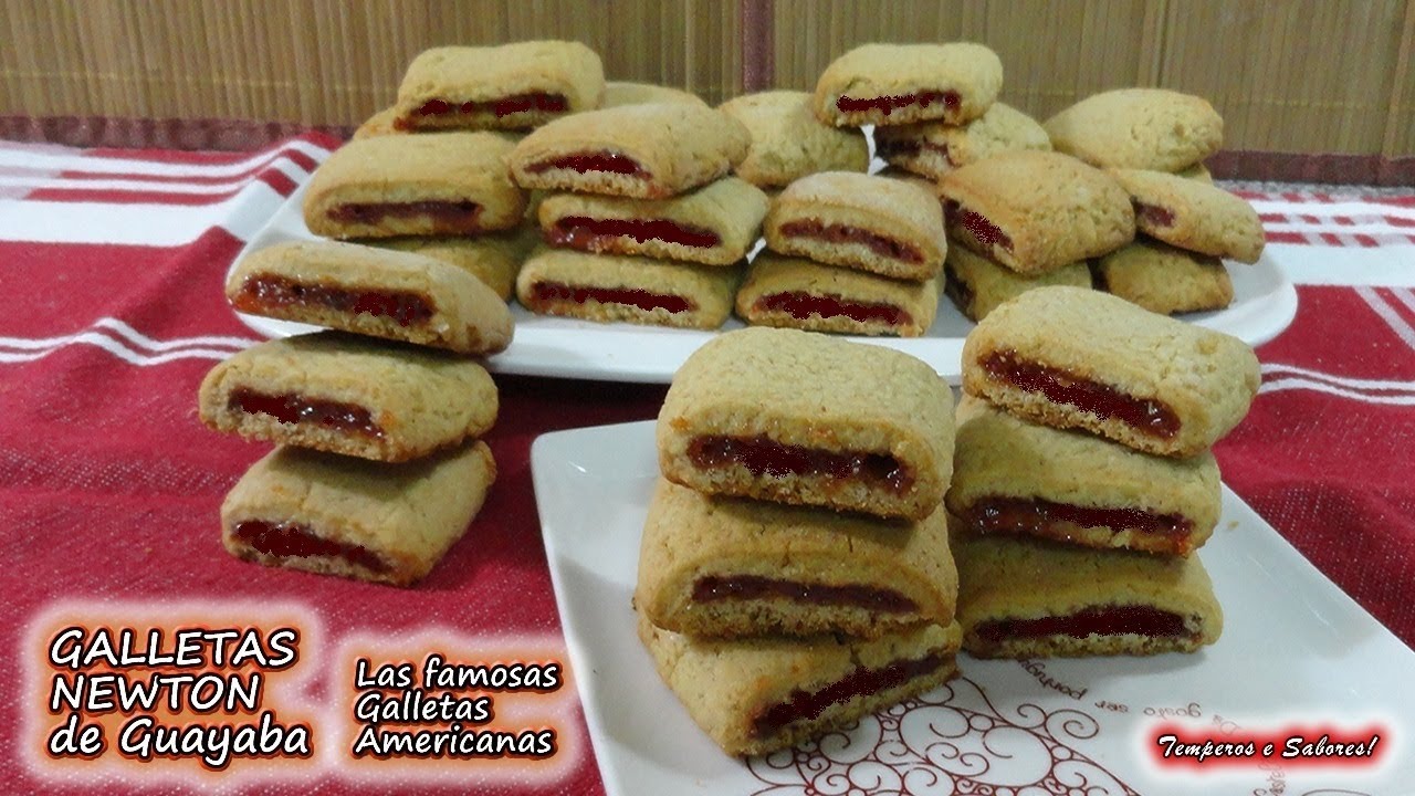 GALLETAS NEWTON DE GUAYABA las famosas americanas, muy fáciles de hacer