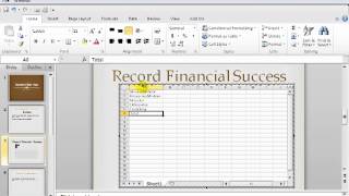 Word 2010: Excel Integration