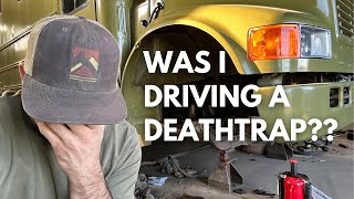 My bus was a LOT more DANGEROUS than I thought--replacing kinpins, shocks and brakes on my skoolie by Chuck Cassady 9,439 views 1 month ago 41 minutes