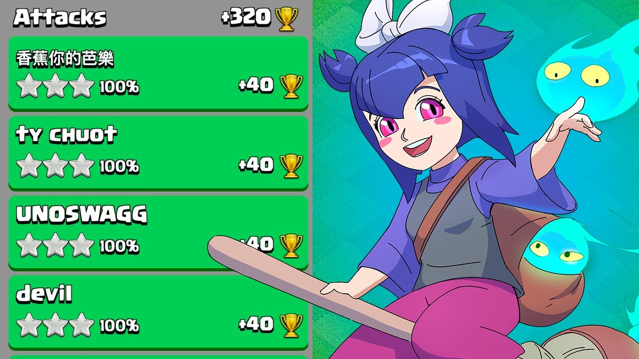 The Broom Witch is TOO Strong! (Clash of Clans)