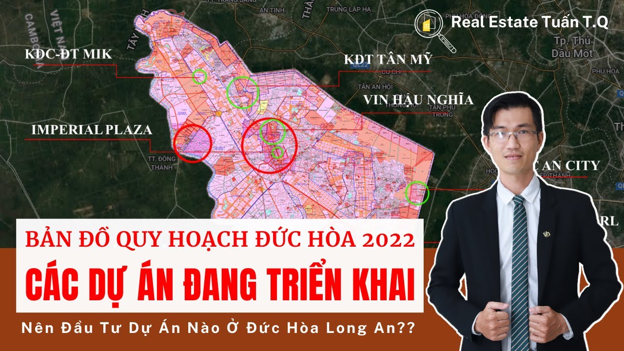 Tổng Hợp Các Dự Án Đức Hòa Long An | Quy Hoạch Đức Hòa... - youtube