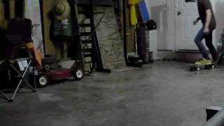 good flatground sesh on my NEW girl board(: