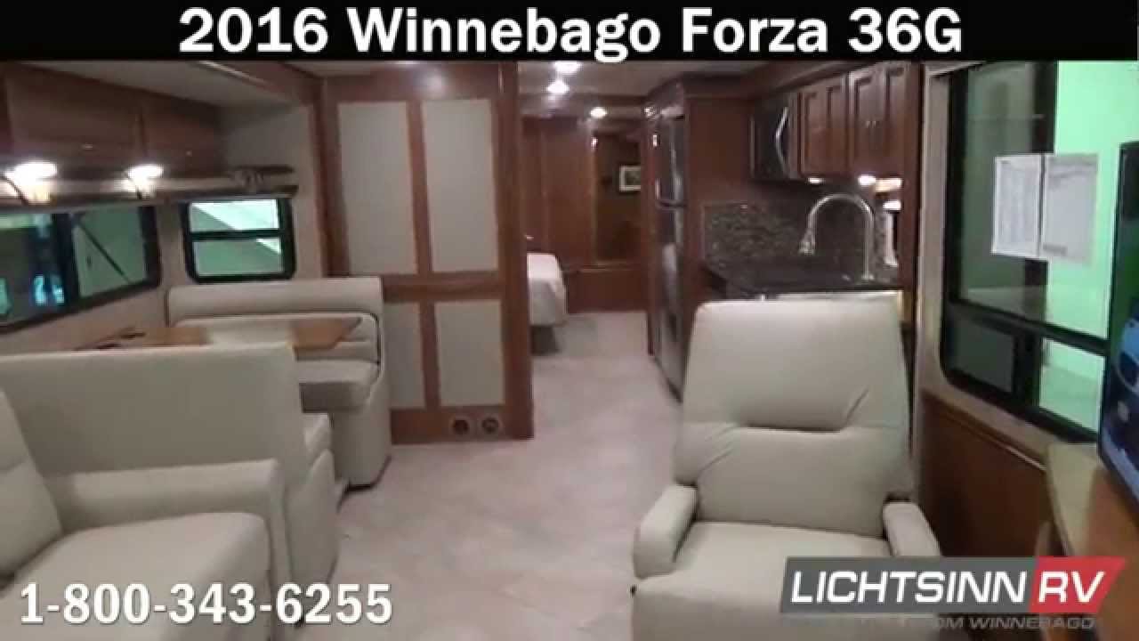 Lichtsinn.com - New 2016 Winnebago Forza 36G Motor Home Class A - Diesel