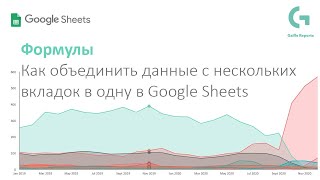 Как объединить данные из нескольких вкладок Google Sheets в одну с помощью формул