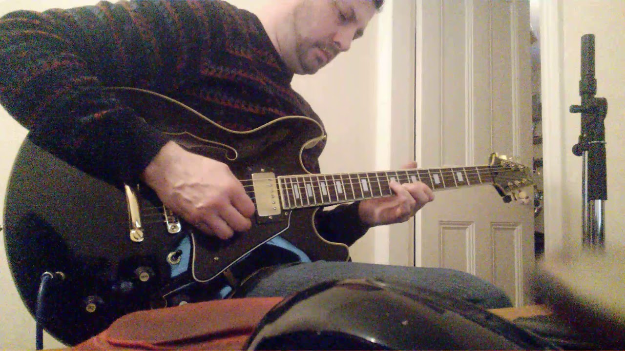 Aria pro 2 Gibson 335 style guitar, repair and setup