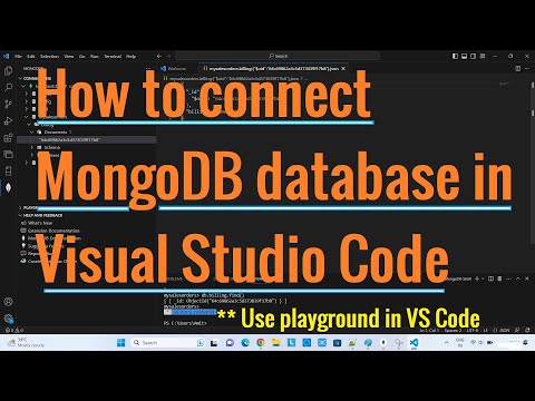 How to connect MongoDB database in Visual Studio Code || VS code tutorial for Beginners