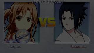 MUGEN Anime Battle Asuna VS Sasuke screenshot 5