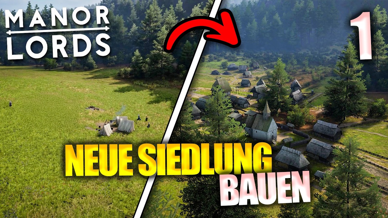 NEUE Siedlung im Tal bauen | Manor Lords #1