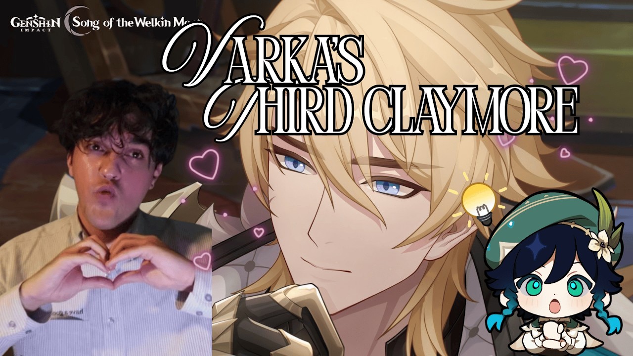 VARKA'S THIRD CLAYMORE... Varka Character Teaser reaction! | Genshin Impact