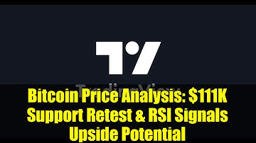 Bitcoin Price Analysis: $111K Support Retest & RSI Signals Upside Potential