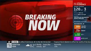 TWC Hurricane Florence Coverage (4pm-6:30pm) 9/12/2018