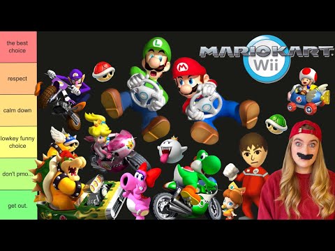 ranking ALL Mario Kart Wii characters (what your choice says about you...)