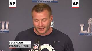 LA Rams coach 'feeling good' ahead of Super Bowl