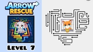 Arrow Rescue Level 7 Walkthrough – Save the Animal #arrowrescue 