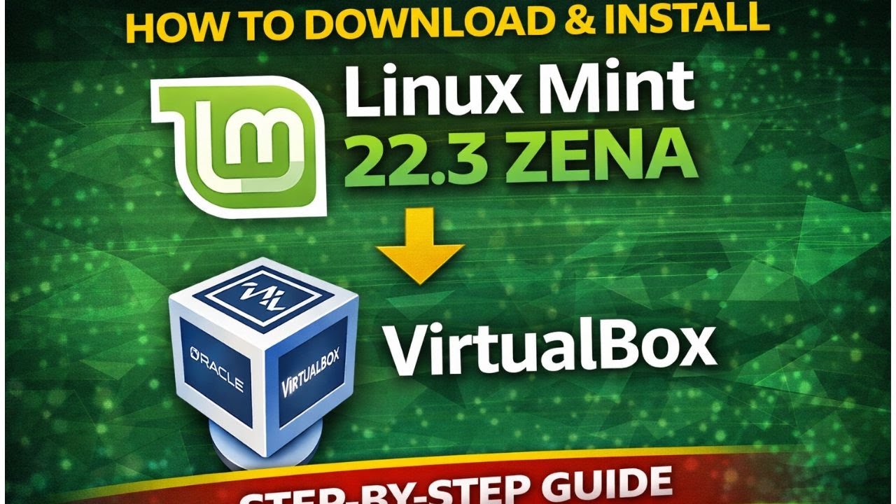 How to Download and Install Linux mint 22.3 zena on VirtualBox step by step guide| 2026 Update