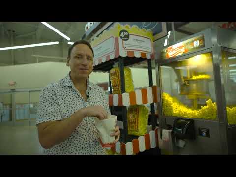 Joey Chestnut Takes on the Official Popcorn Record Memorial Day at Rural King