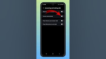 Calls Answer Automatically Setting | Samsung One UI 6.1 | #callsettings #shorts #technicaljinder
