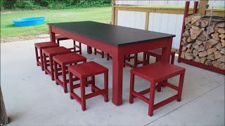 Half Lap Stools &amp; Tips for precise table saw half laps