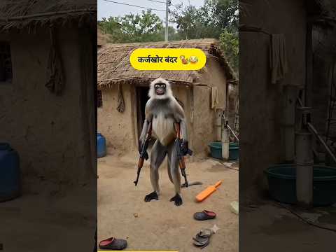 कर्जखोर बंदर 🐒😂#funny #thetharpuns #shilpisaroja #comedy