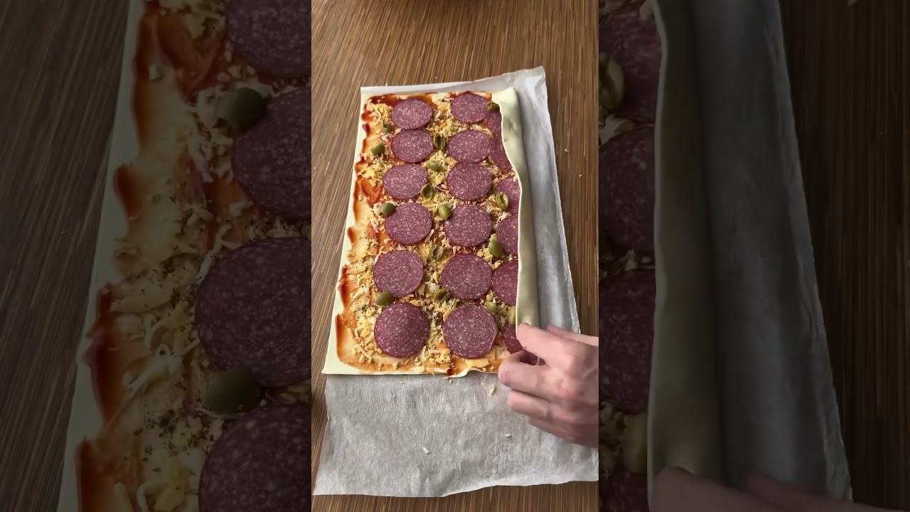 Pizzerinki - z ciasta francuskiego najlepsze przekąski dla dzieci do szkoły 🙂 