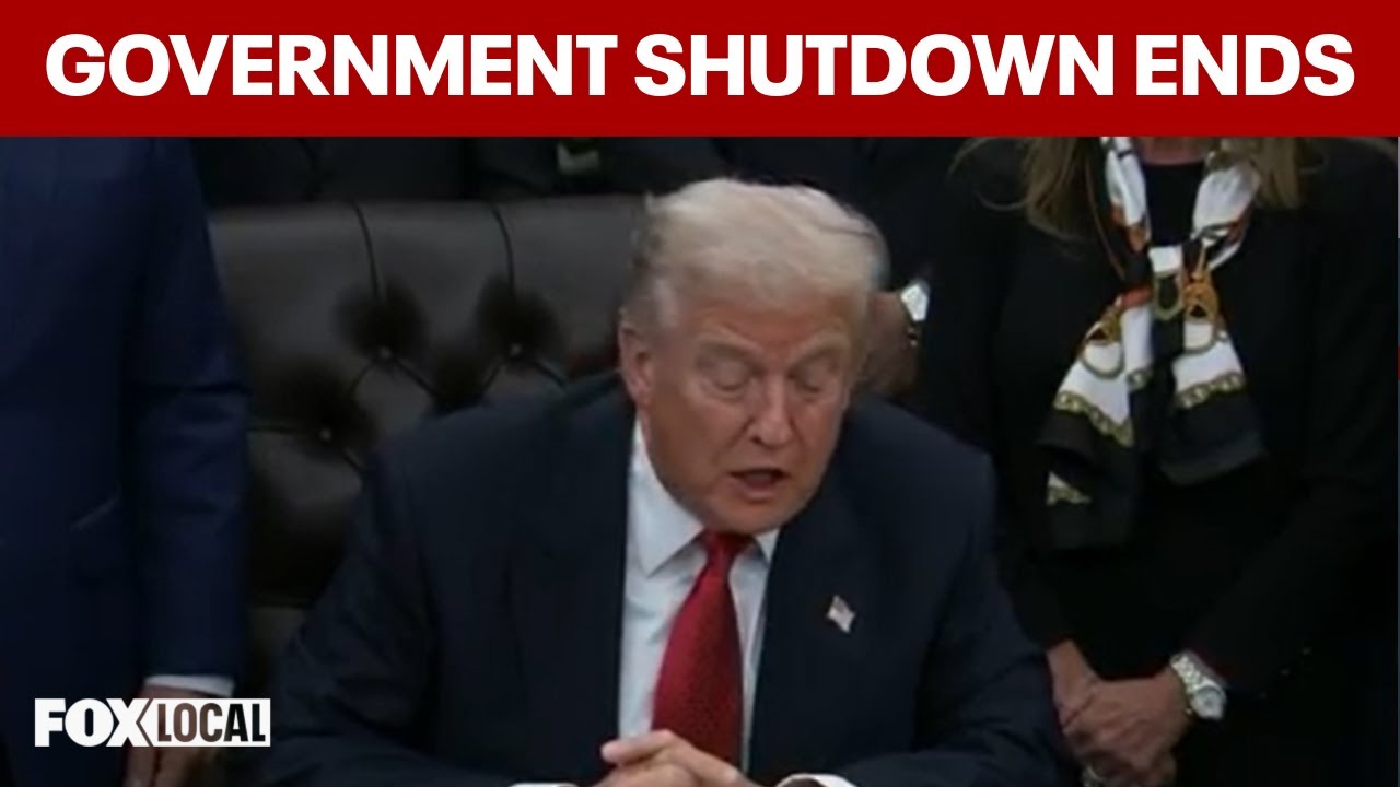Trump signs bill to end government shutdown