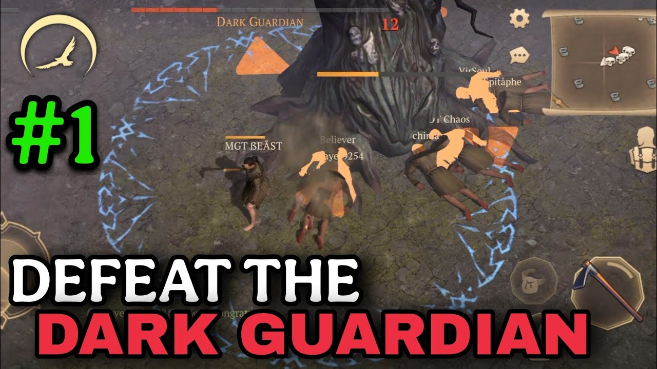 Grim Soul Survival - Defeat The Dark Guardian boss #1 