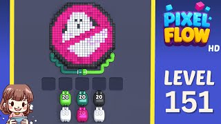 Pixel Flow Level 151 Solution Walkthrough