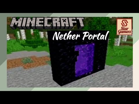 Nether Portal In Minecraft | An Easy Way To Make It | Easy For Basic Learners