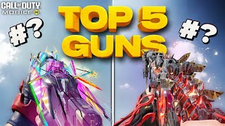 True Top 5 Best Guns In Cod Mobile Season 11 2025 codm