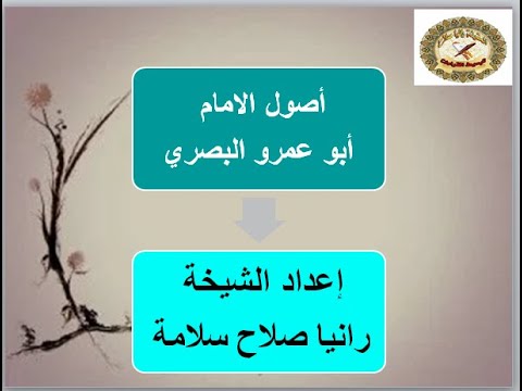 أصول الإمام أبو عمرو بن العلاء الهمزتين من كلمتين النقل