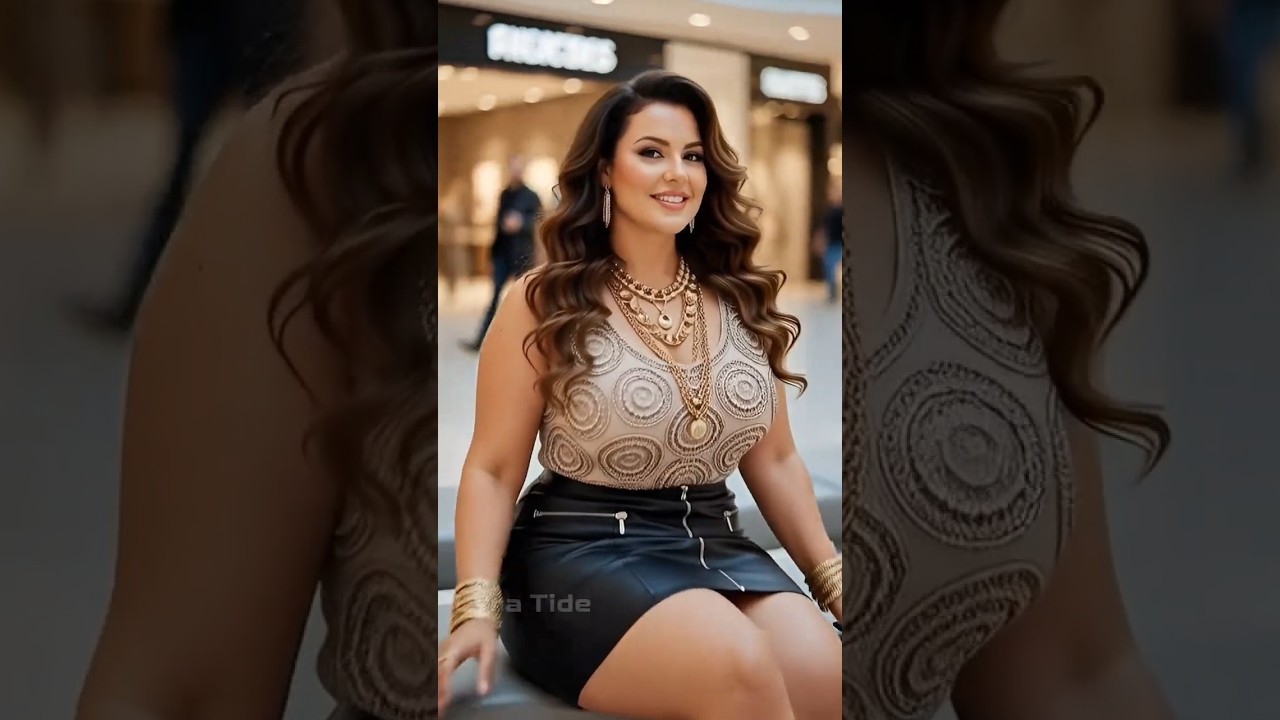 Stunning Curvy Black Dress Look – NYC Streets Slay! 