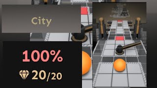 Rolling Sky Level 6 City All Gems