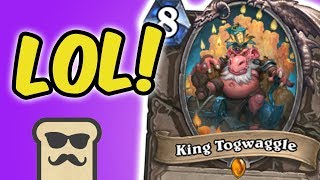 Trolling With King Togwaggle Kobolds And Catacombs Hearthstone Disguised Toast