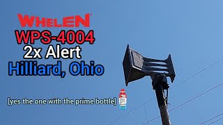 Whelen WPS-4004 Siren Test - Hilliard, Ohio| alert X2