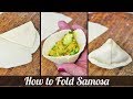 How To Fold Samosa | Samosa Folding Technique | EasyCookingWithShilpa