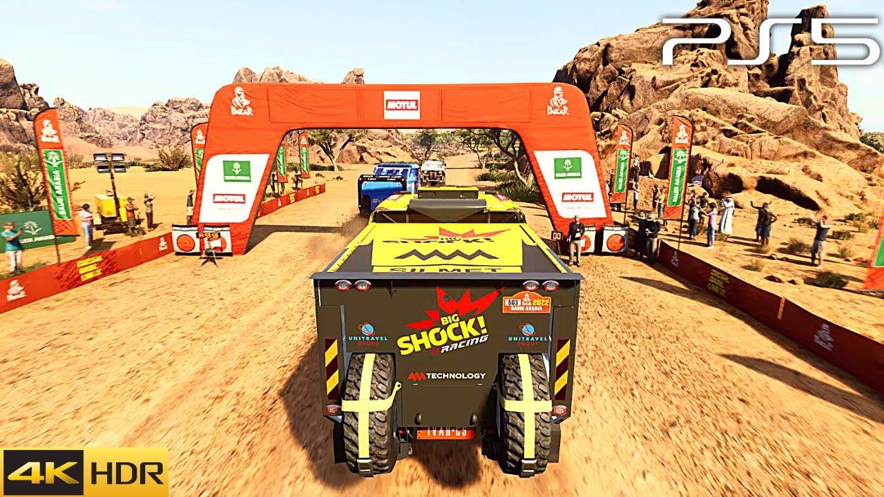 Dakar Desert Rally Truck Gameplay (PS5 HDR) [4K 60FPS]