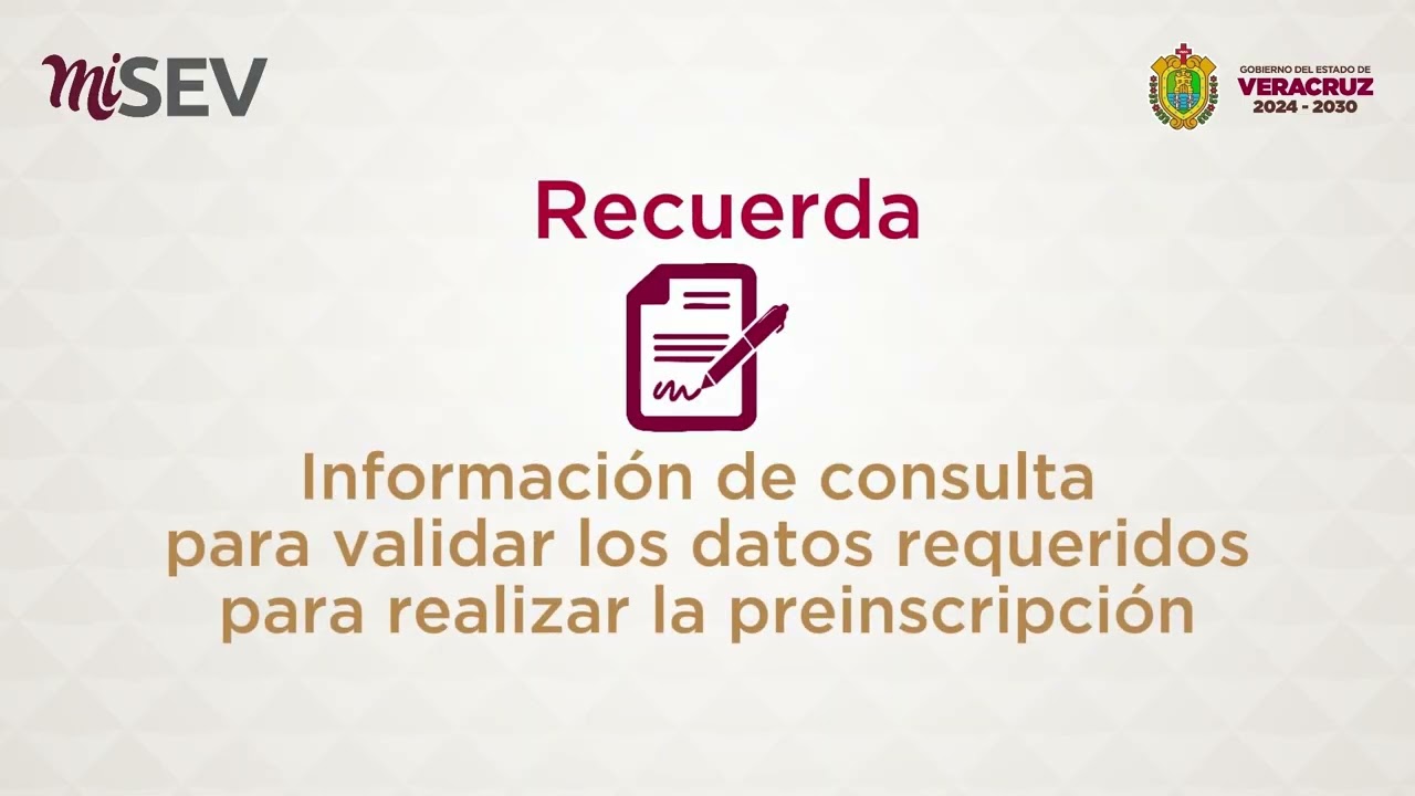 Tutorial de preinscripciones en línea para Educación Básica 2026