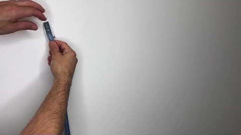 SCRIBIT Installation - removing the measuring tape