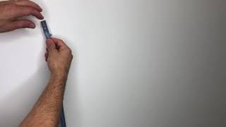 SCRIBIT Installation - removing the measuring tape