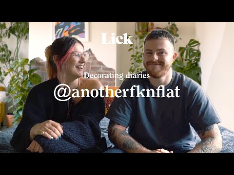 Anotherfknflat's signature crack effect bedroom transformation and tour | Lick